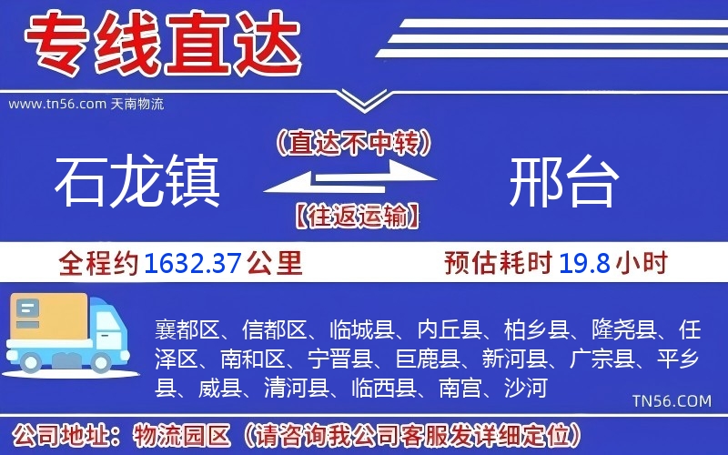 石龍鎮(zhèn)到邢臺(tái)物流公司 石龍鎮(zhèn)到邢臺(tái)物流公司